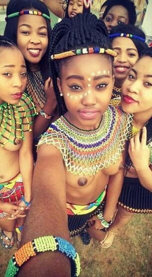 African Zulu Splendid Nude Little
