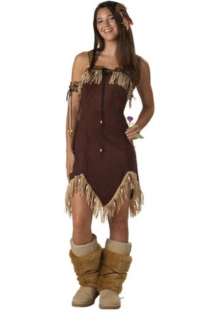 Young lady Indian Queen Costume -